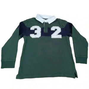 Gymboree Long Sleeves Color Block Polo Boys Shirt SZ 12